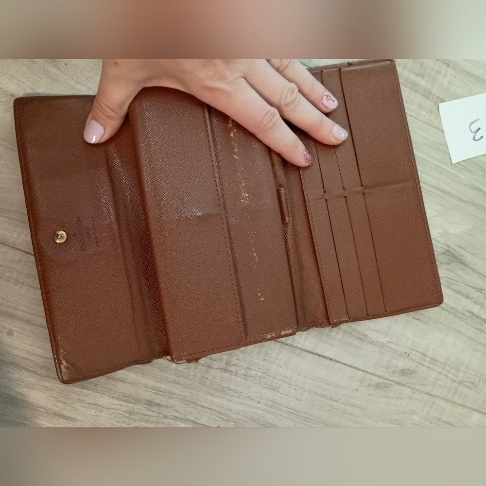Louis Vuitton Porte Monnaie Monogram Pochette Credit Long Wallet - Picture 10 of 16
